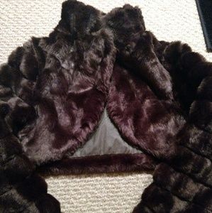 Faux fur jacket